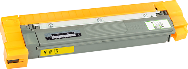 Toner Cartridge, Druckertoner, Gelbes Gehäuse, Kunststoffgehäuse, Druckerzubehör