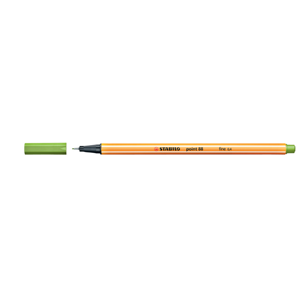 marker, stabilo, orange, stift, fein-0.4