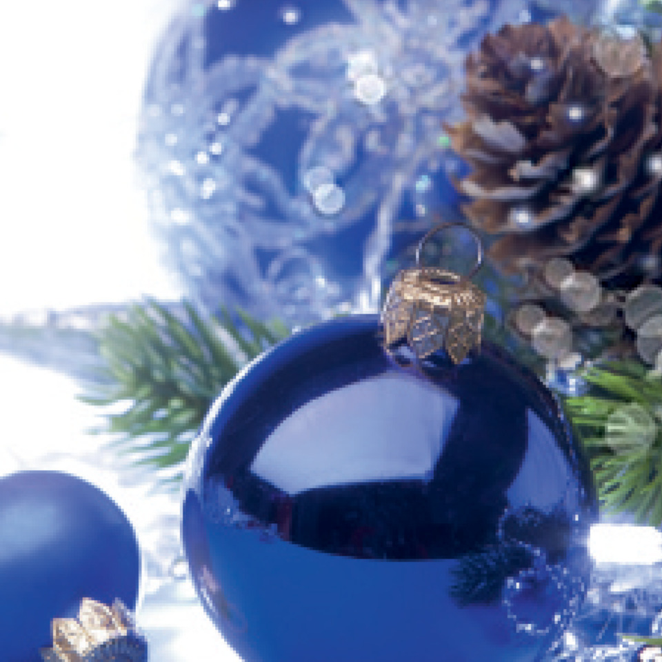 weihnachtskugel, blaue kugel, baumschmuck, glas ornament, goldener deckel