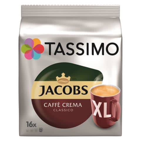 Kaffeekapseln Crema Classico XL, 16 Stück TASSIMO 4031501 Kaffeekapseln Crema Classico XL, 16 Stück TASSIMO 4031501