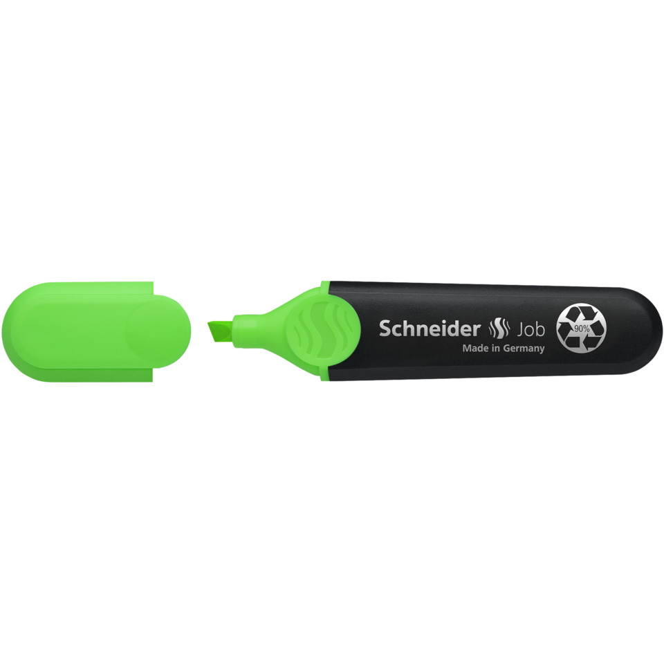 Highlighter, Marker, Grün, Kunststoff, Schneider Job