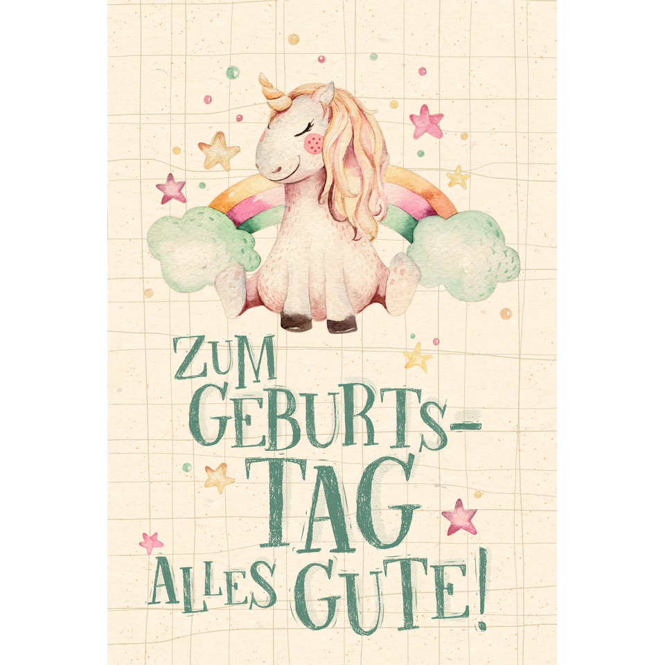 einhorn, pastell, regenbogen, sterne, wolken
