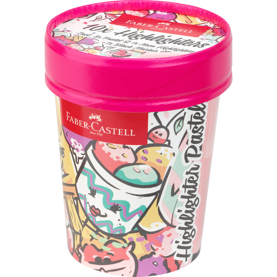 Tasse, Becher, Farbige Muster, Faber-Castell, Kunsttasse