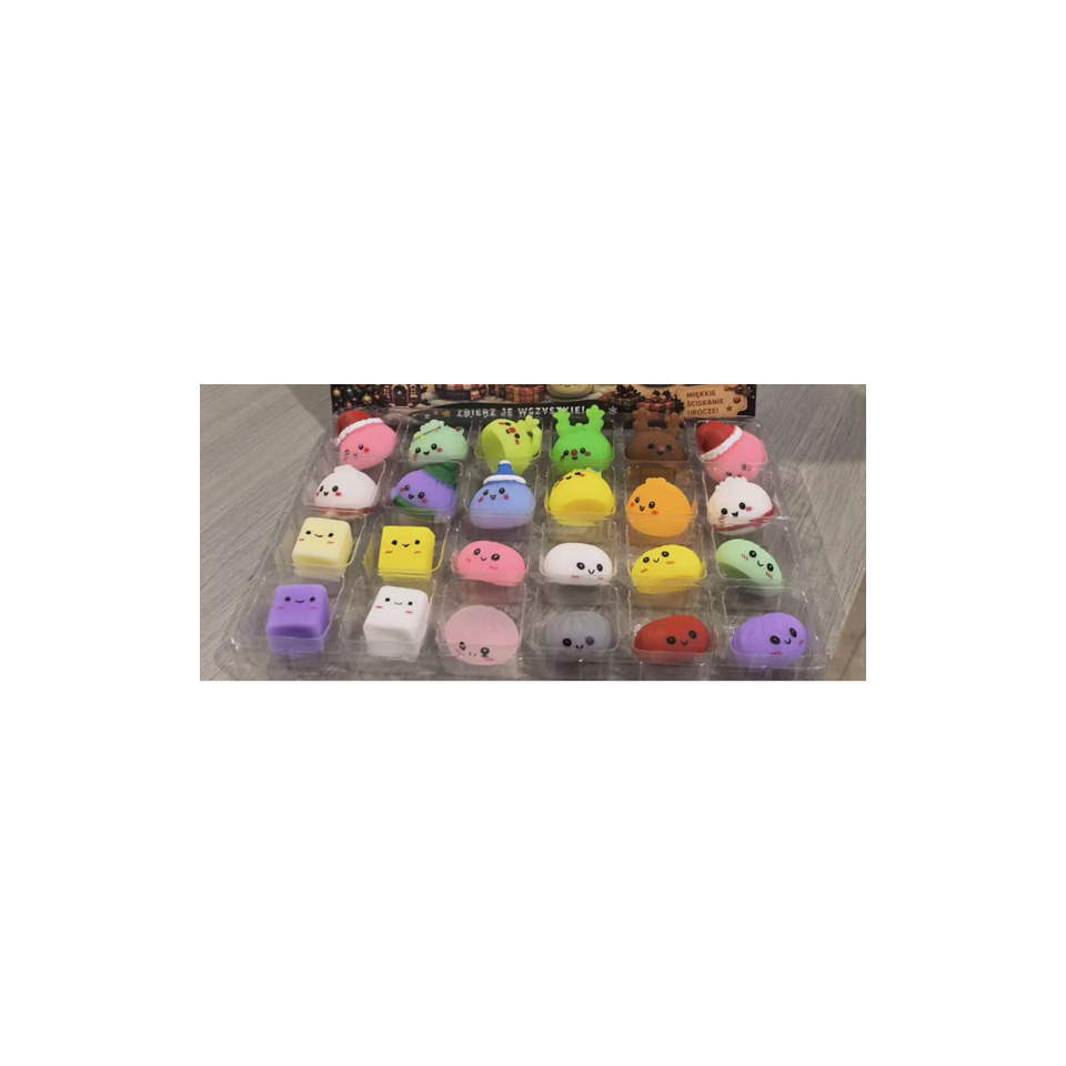 Kawaii, Gummie Mascots, Squishy, Macaron-Dekor, Case Figuren