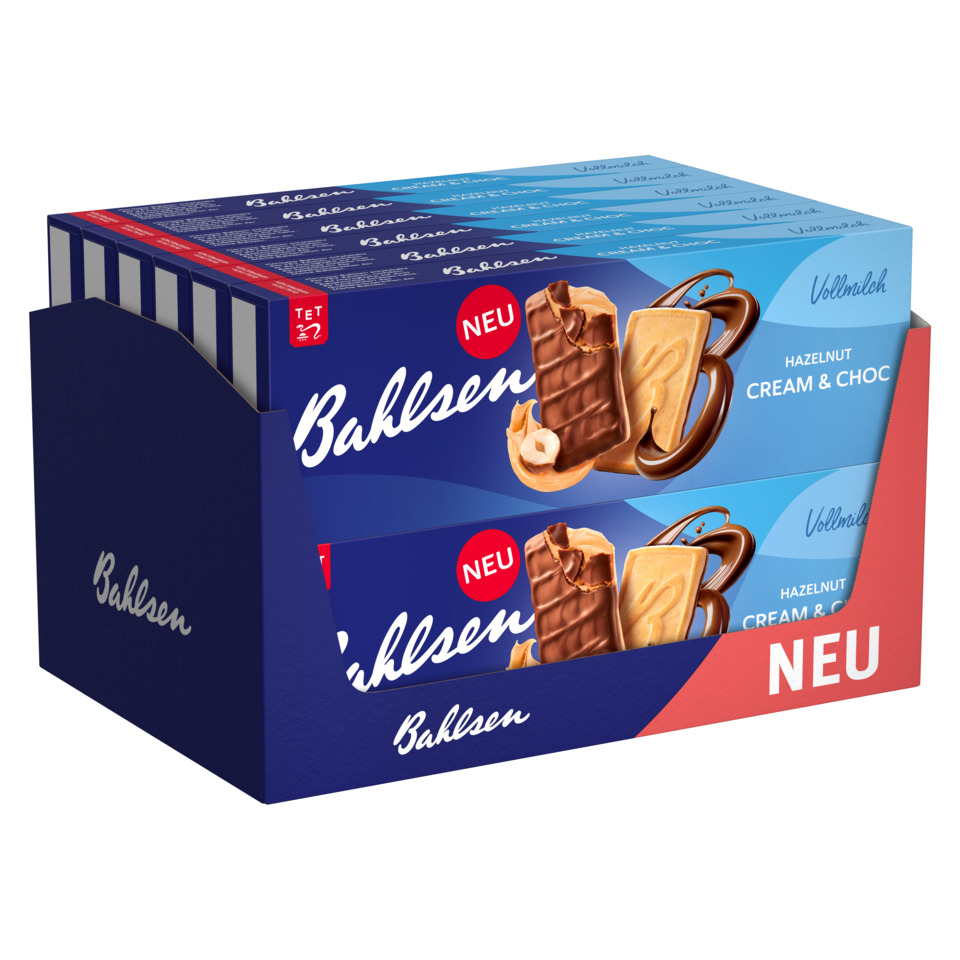 Schokoladenriegel, Eiscreme, Haselnuss, Creme & Schokolade, Neu