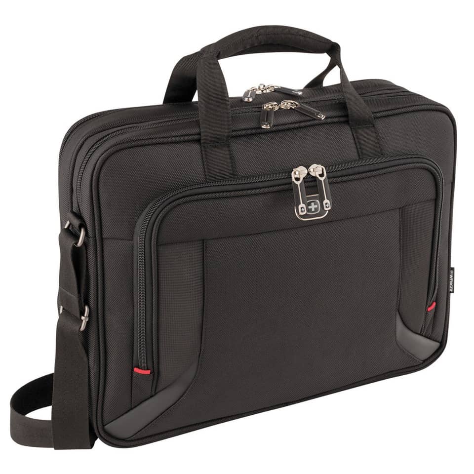 messenger bag, schwarze tasche, brieftasche, griff mit schlinge, doppelter reißverschluss
