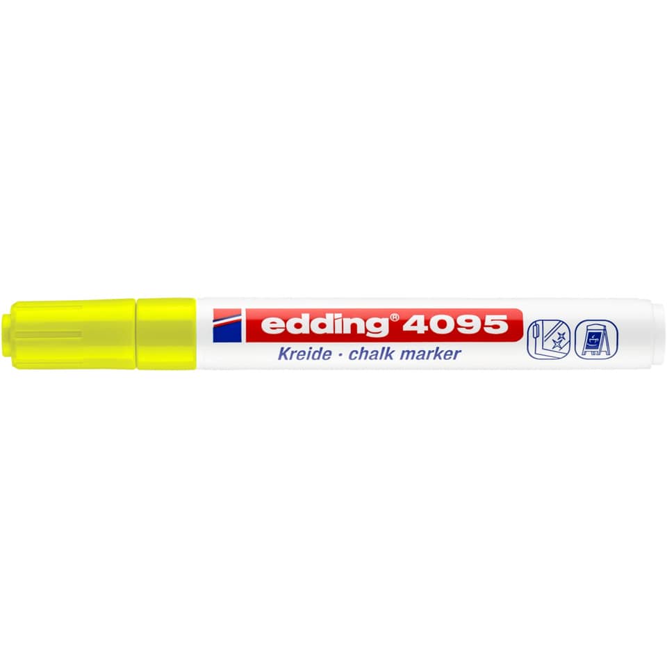 Windowmarker 4095, 2-3mm, Rundspitze, neongelb EDDING 4-4095065