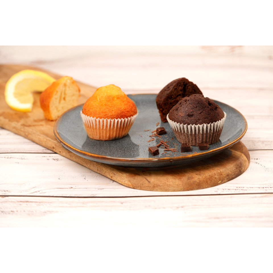 Muffins, Schoko-Muffin, Zitronen-Muffin, Mini-Muffins, Backwaren