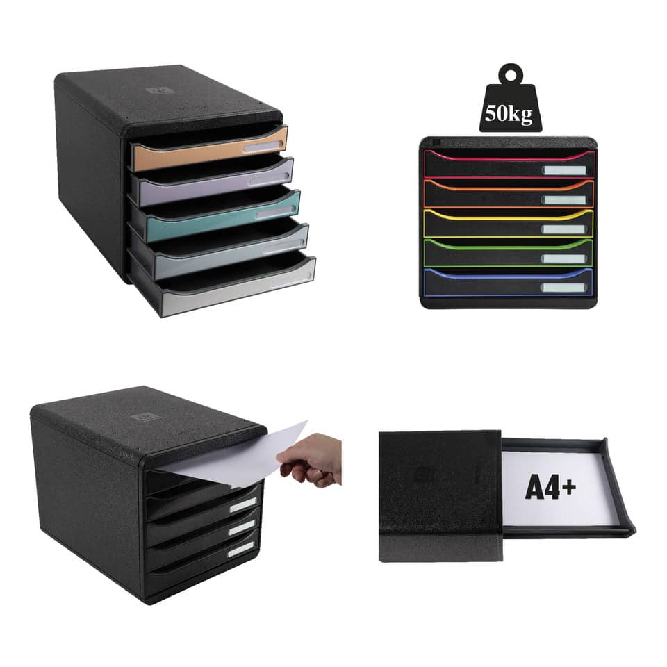 A4-Organizer, Schubladenaufbewahrung, Dokumentenhalter, Weiche Box, Mehrfach-Schublade
