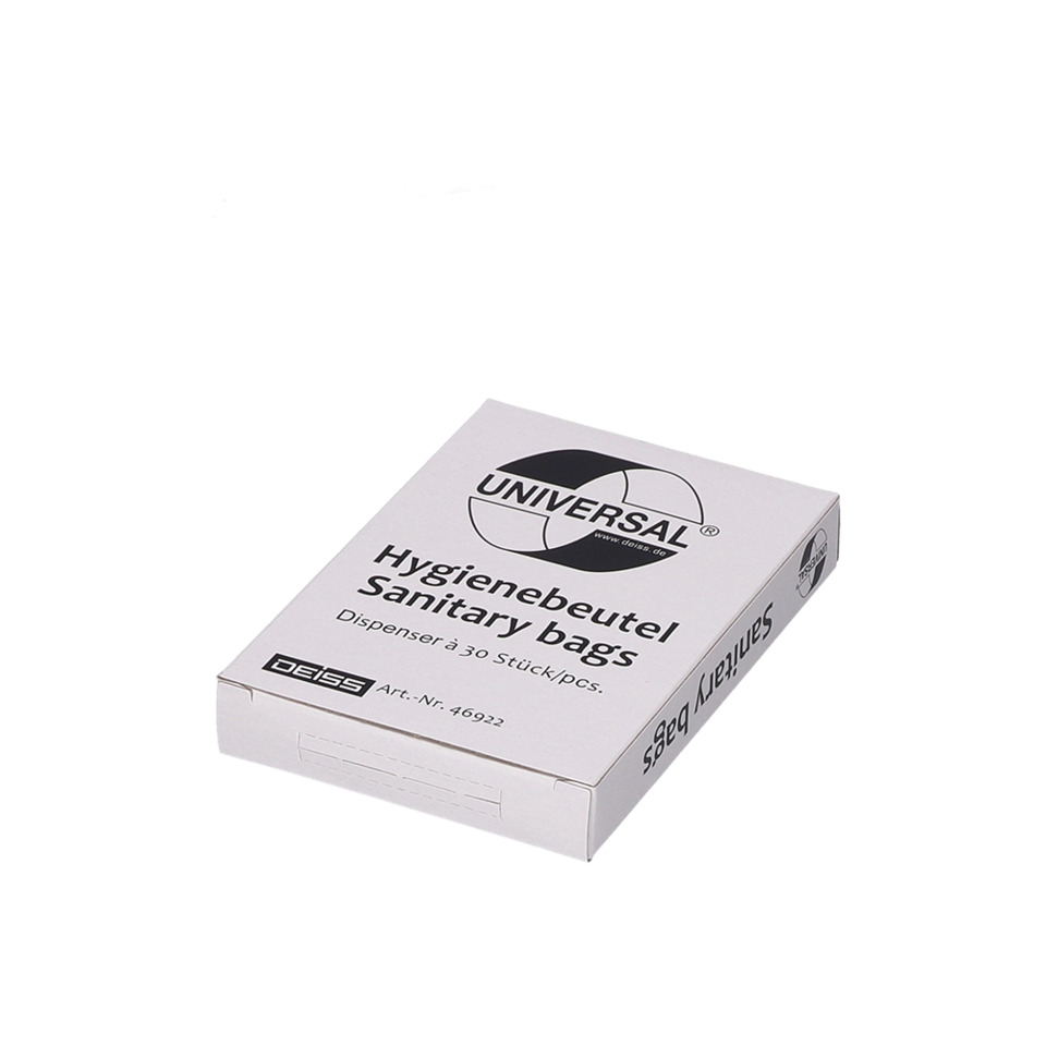 Hygienebeutel, Sanitary bags, Dispenser, Beutelbox, 30 Stück