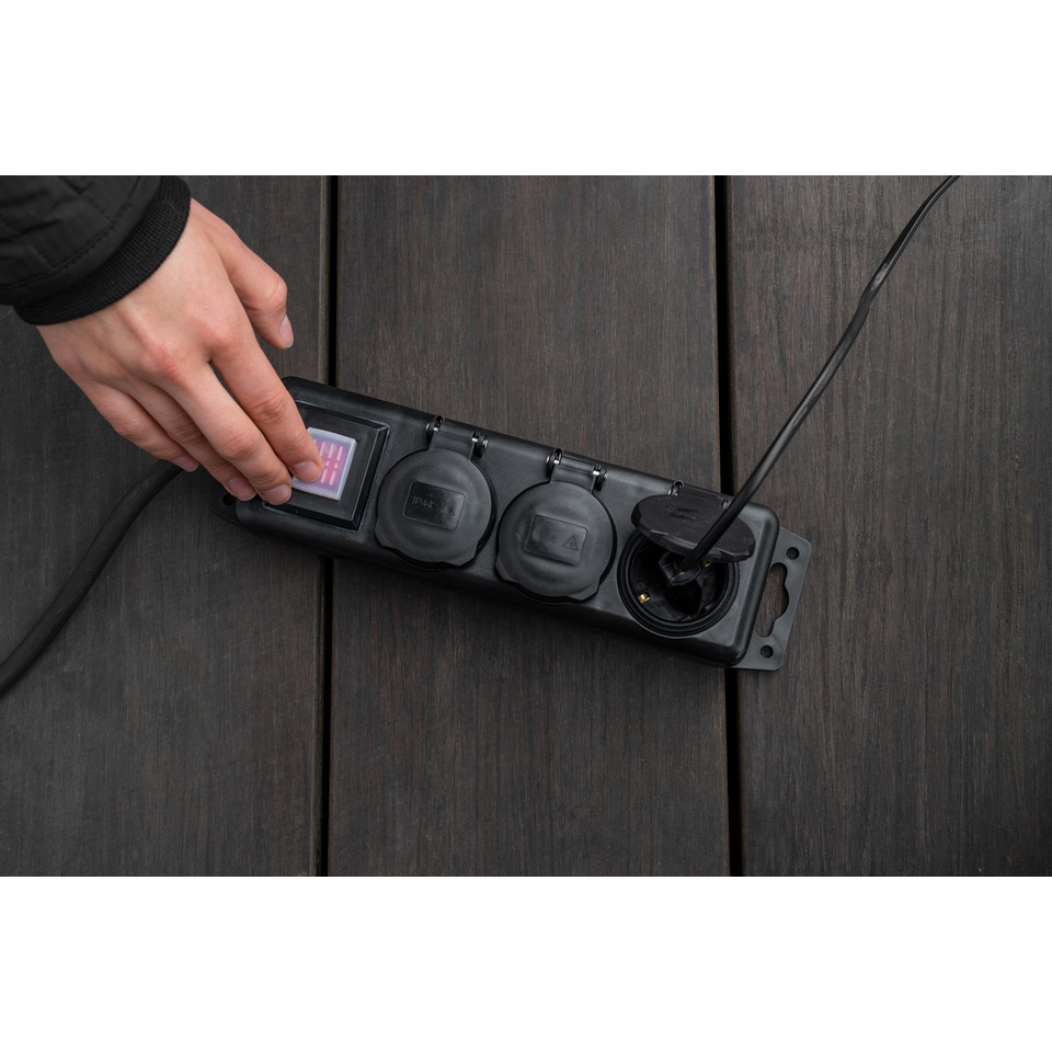* Steckdosenleiste, * Mehrfachstecker, * Powerstrip, * Outdoor, * Kabelsalat
