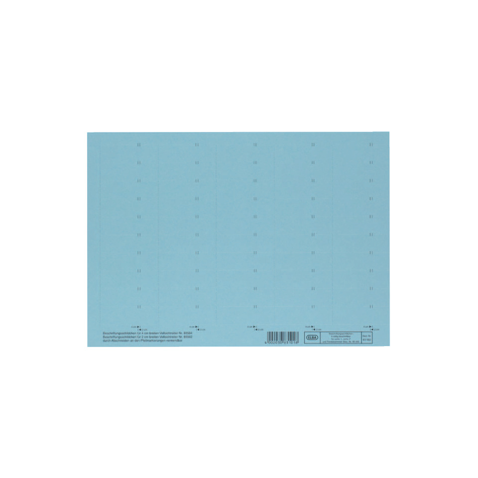 A4-Blatt, blaues Papier, Gitterlinien, Druckerpapier, recycelbar