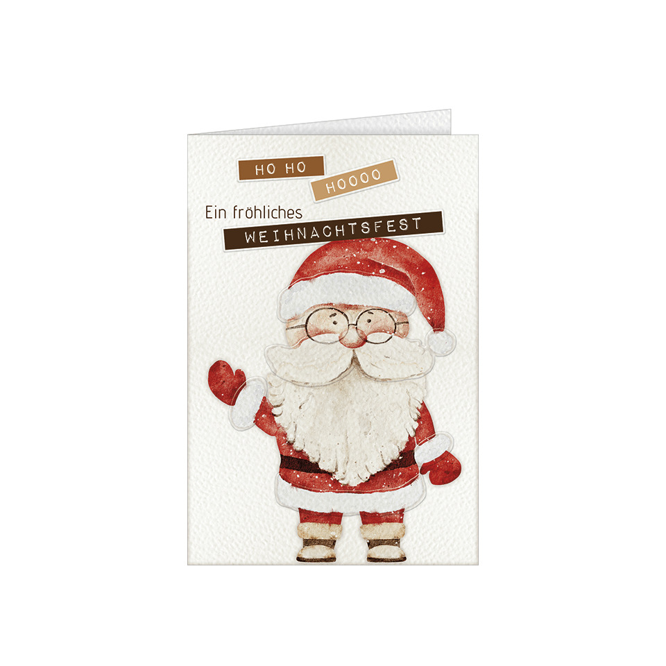 Weihnachtskarte, Santa, Weihnachtsmann, Weihnachtsmotiv, Kartendesign