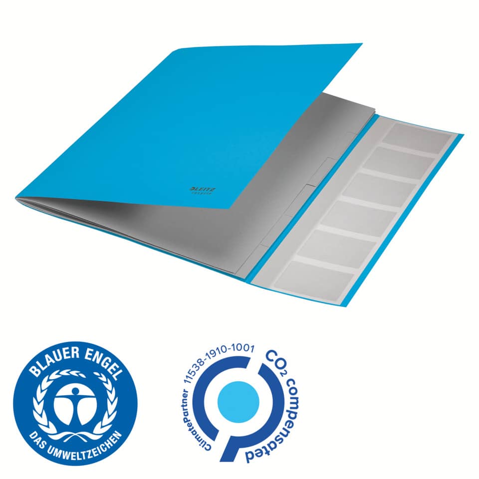 Ordner, Hülle, Notebook-Ablage, Kunststoff, Blau