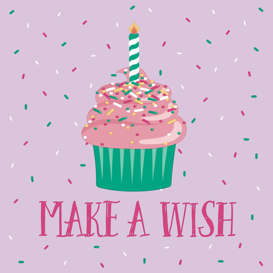  cupcake,  cupcake with candle,  pink frosting,  sprinkles,  birthday cake