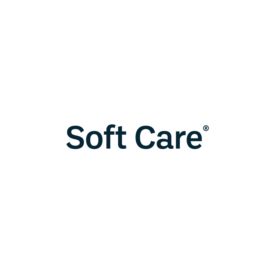 text, logo, Soft Care, branding, weißer hintergrund