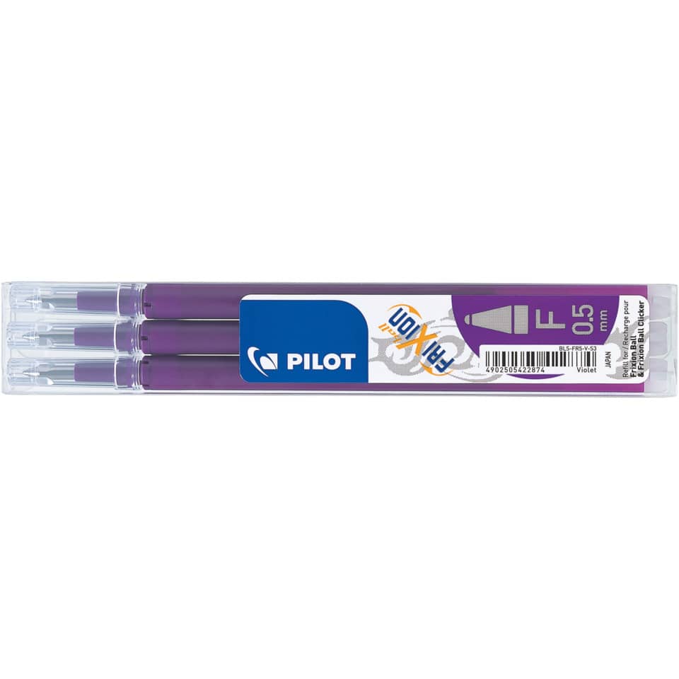 Kugelschreiber, Violett, 3er-Pack, Gelschreiber, Pilot