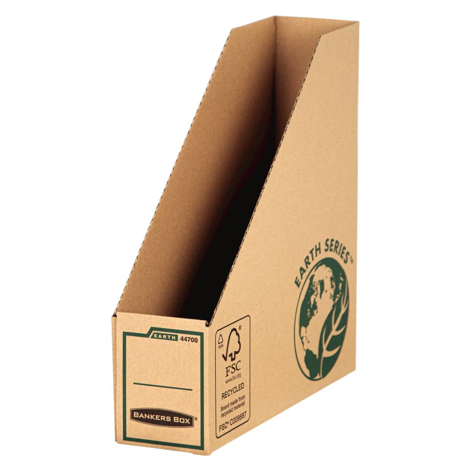Karton, Ordner, Schräghalter, Recycling, Bankers Box