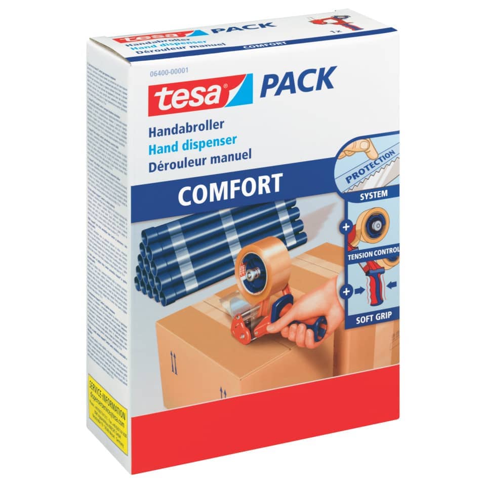 Hand dispenser, Paketabroller, Verpackungswerkzeug, Komfort, Tesa Pack