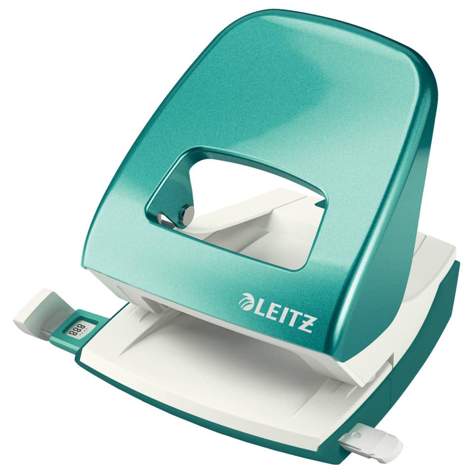 Klebepapier-Punch, Lochstanzer, Haushaltsgerät, Teal Farbe, Leitz