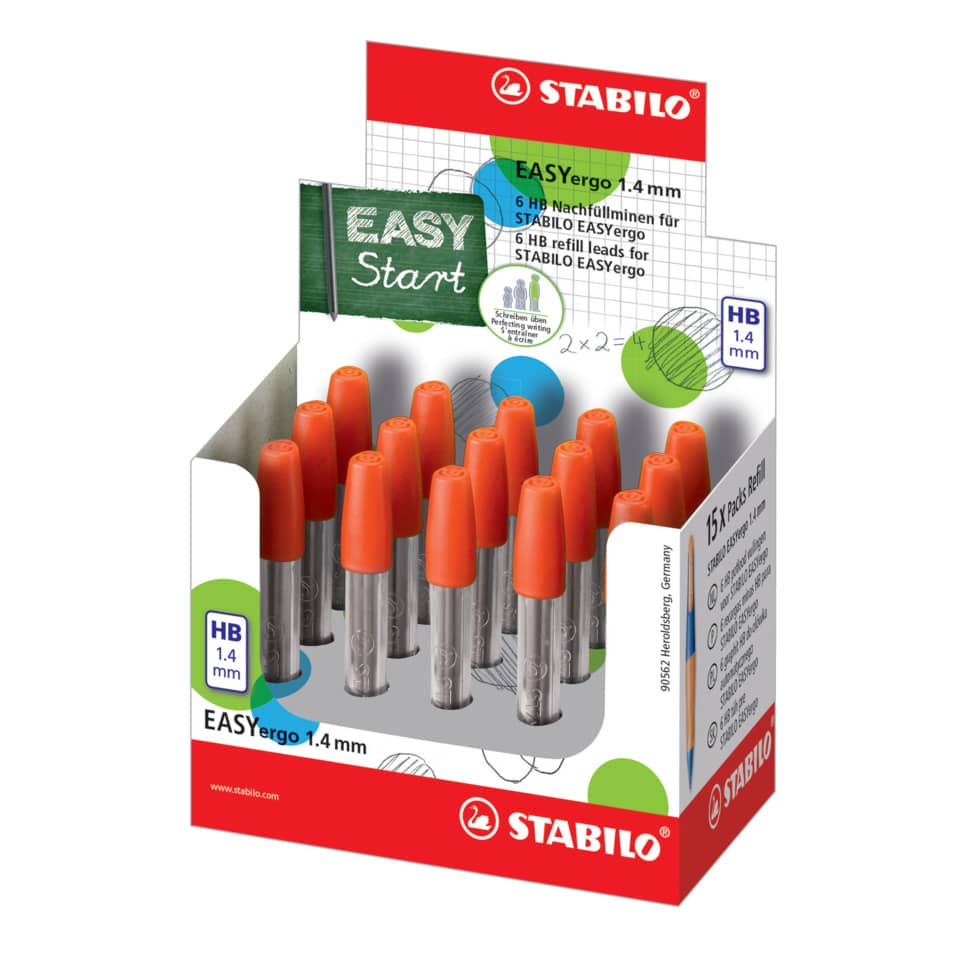 Bleistiftspitze, HB 1.4 mm, EASYStart, Stabilo, Bleistifte-Set