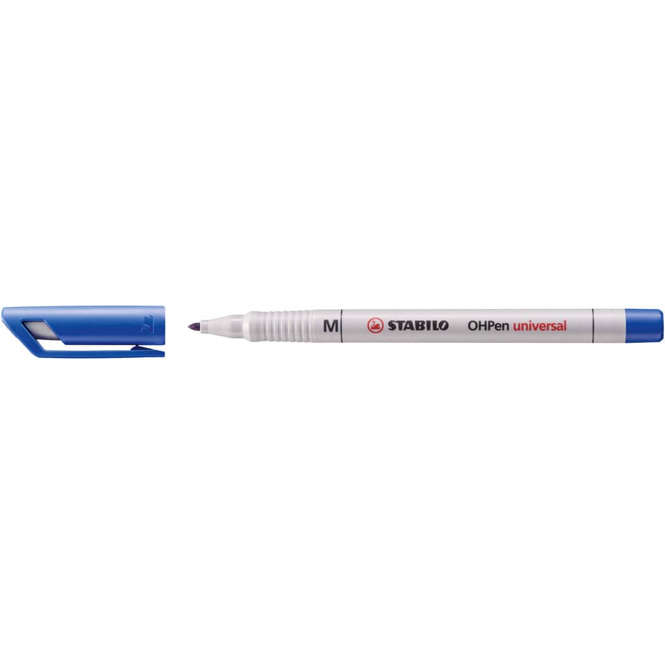 Marker, Whiteboard marker, Chisel tip, Purple ink, OHPen universal