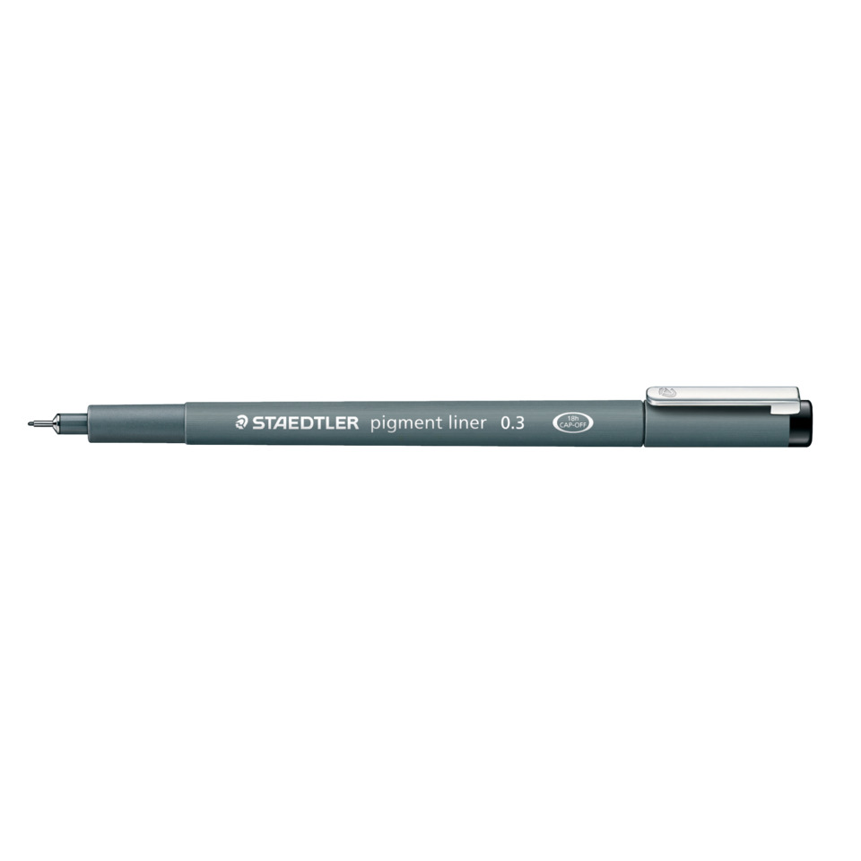 Pushpen, Pigmentliner, Baustift, Graustift, Stilmarker