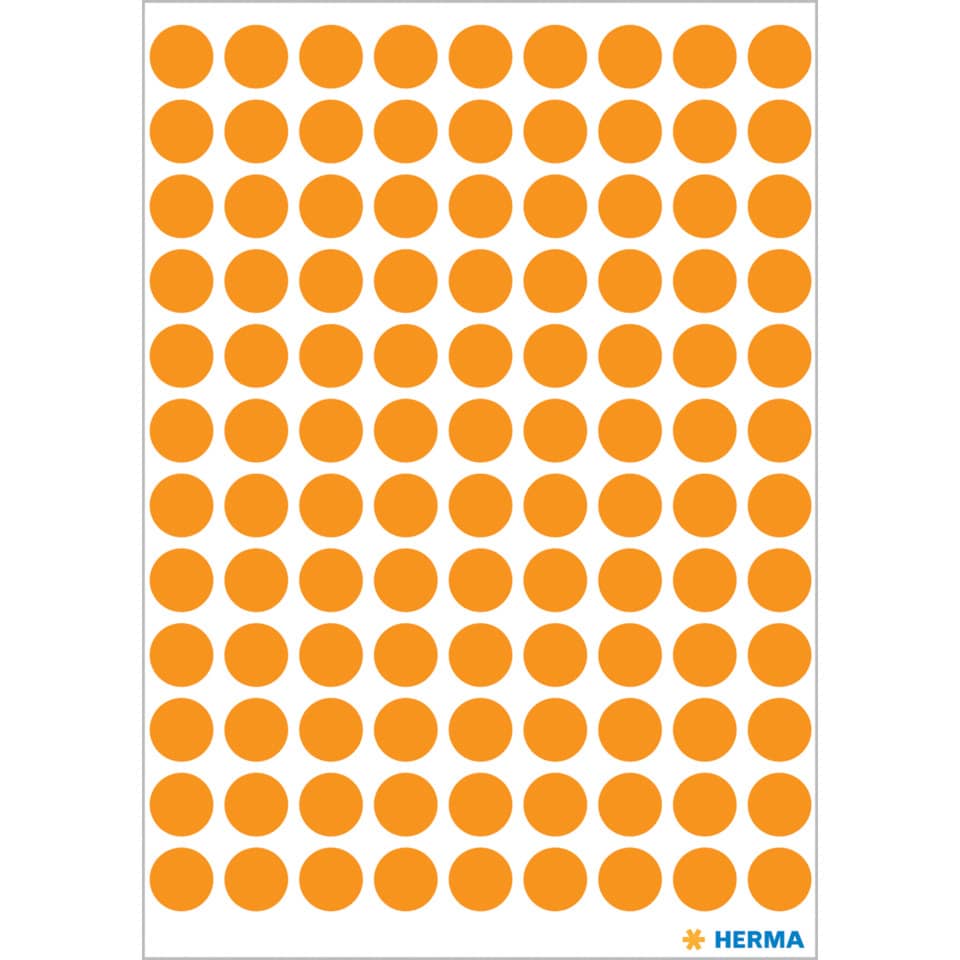 orange dots, dot pattern, orange color, grid pattern, Herma