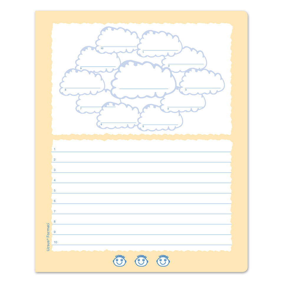 wolken, himmel, aufkleber, format, linie