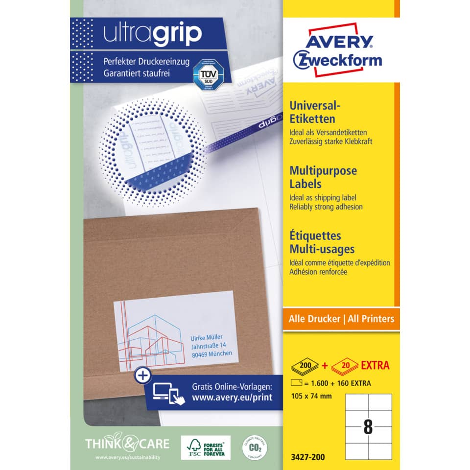 Umschlag, Karton, Etiketten, Klebekraft, Universaletiketten