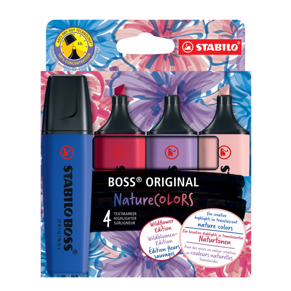 Marker, Highlighter, Pastellset, NatureColors, Bildverpackung