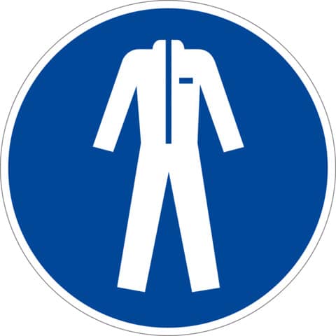 Schild Schutzkleidung benutzen, Ø100mm MOEDEL 51778