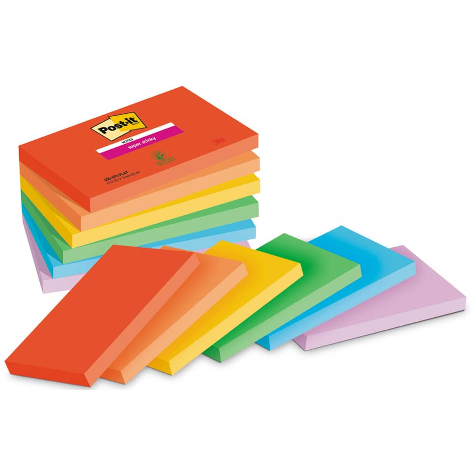 Post-it Notizblöcke, Notizblöcke, Klebepunkte, bunte Blöcke, Sticky Notes