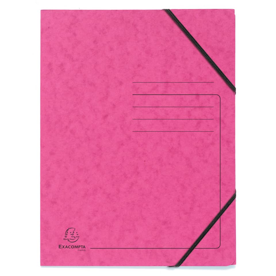 notebook, pink, elastischer gummi, linienpapier, brieftaschentasche