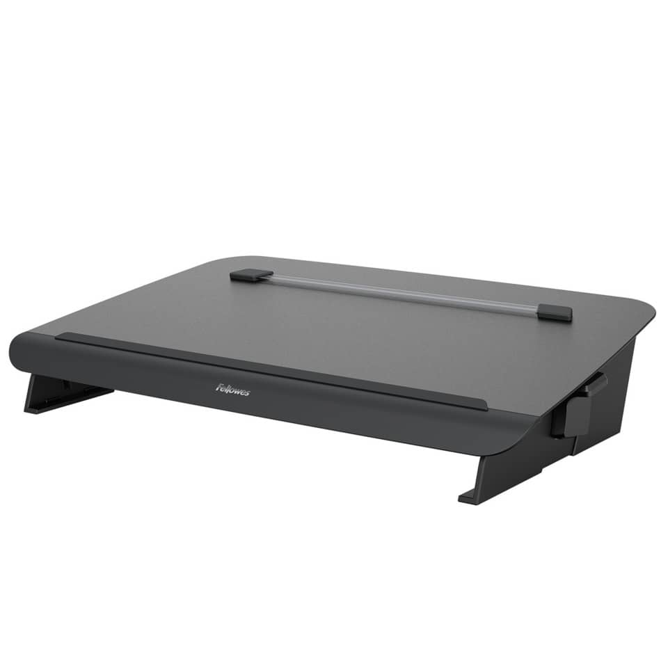 schirmarbeitsplatz, monitorhalterung, schreibtischplatte, schwarz, flexibles-design