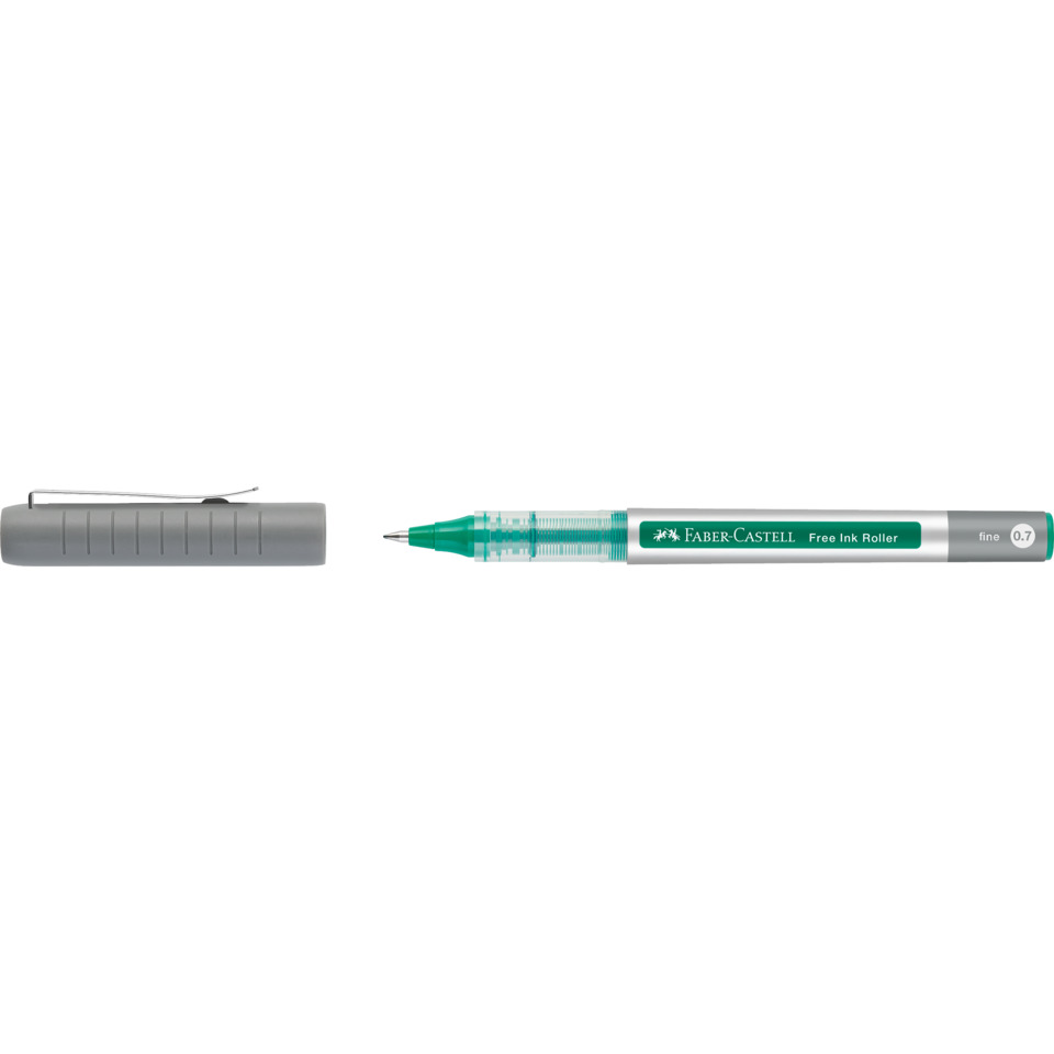Kugelschreiber, Gel-Tintenroller, Free Ink, Grün, Fein 0.7