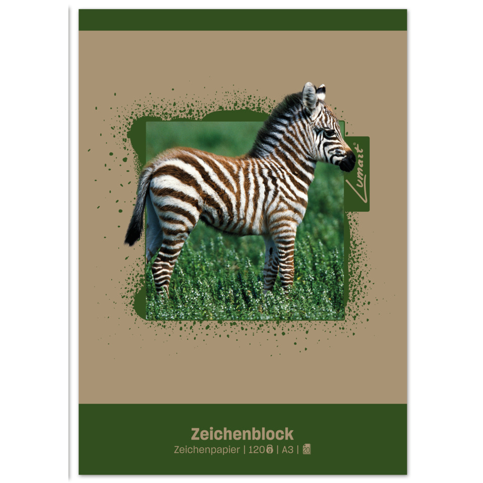 Zebra, Tier, Tierfell, Gras, Papier