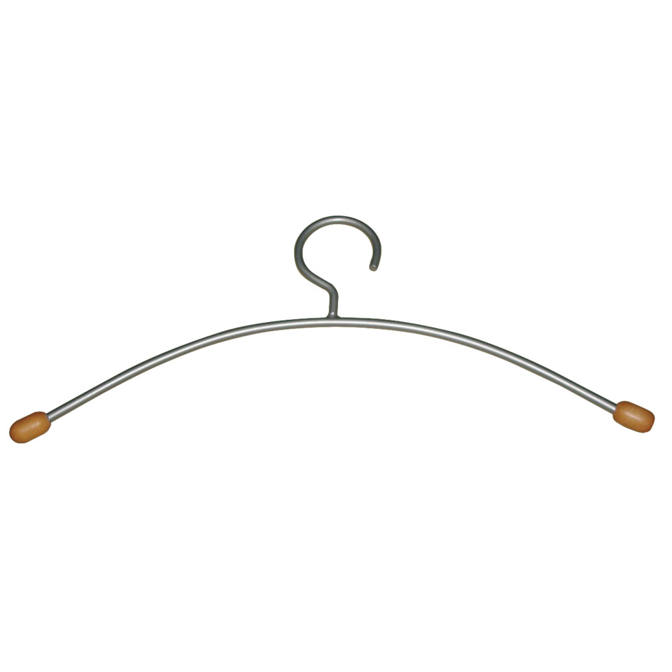 Kleiderbügel 2 Stück silber ALCO 2815 Aufhänger