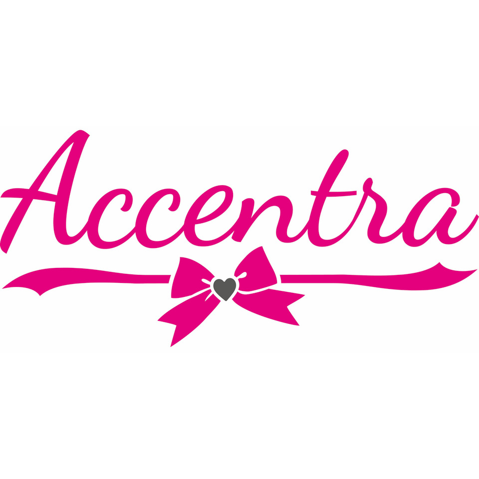 logo, accentra, pink, schleife, herz