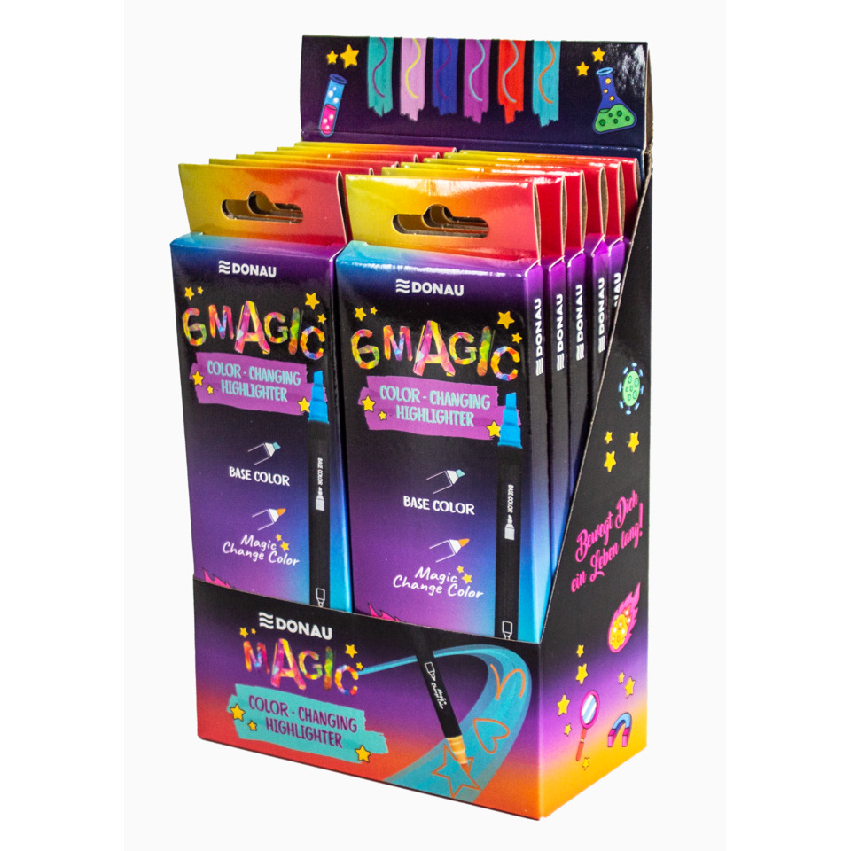 Color-changing, Highlighter, Basisfarbe, Magie, Display-Halterung