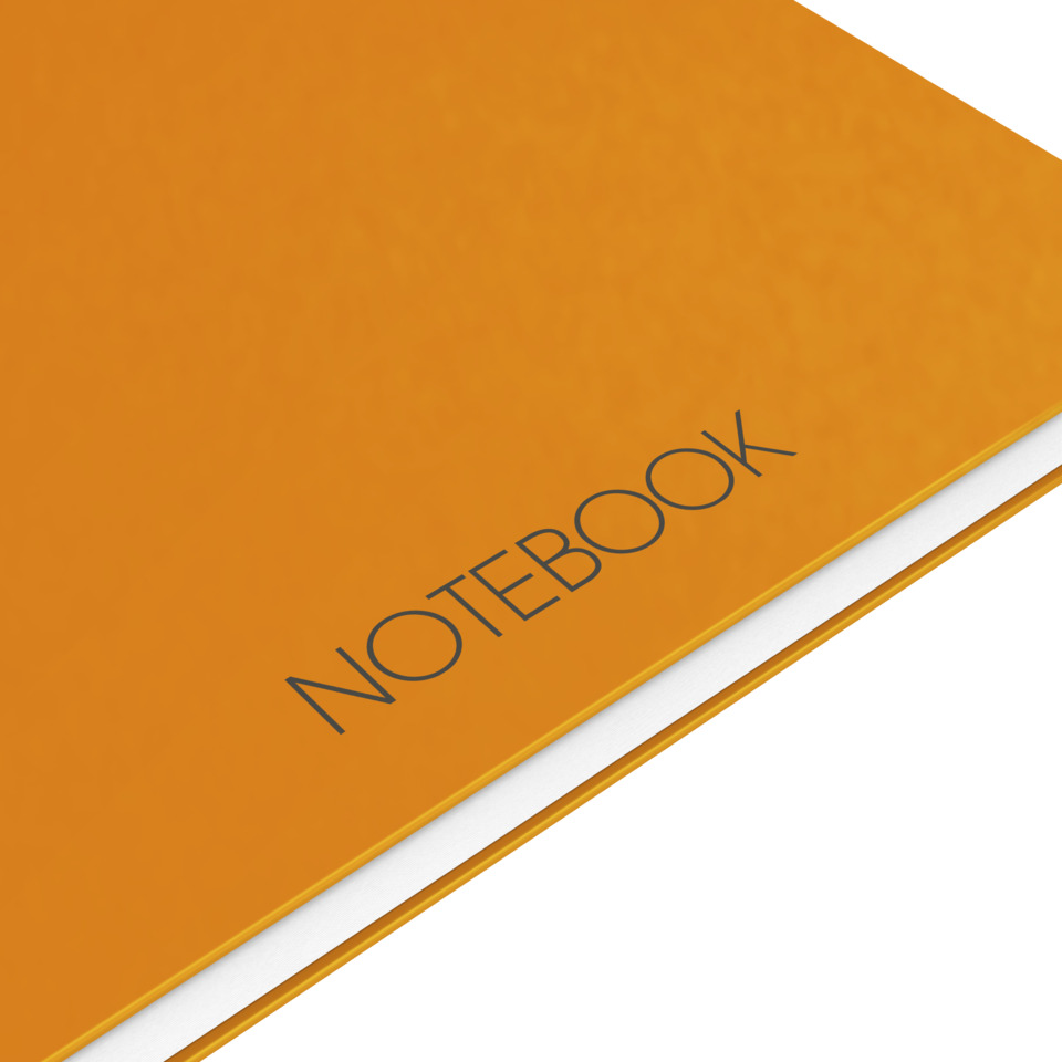 Notizblock, -orangenes Notizbuch, Umschlag, Papier, Notizheft, notebook, orange, cover, tagebuch, papier}}{