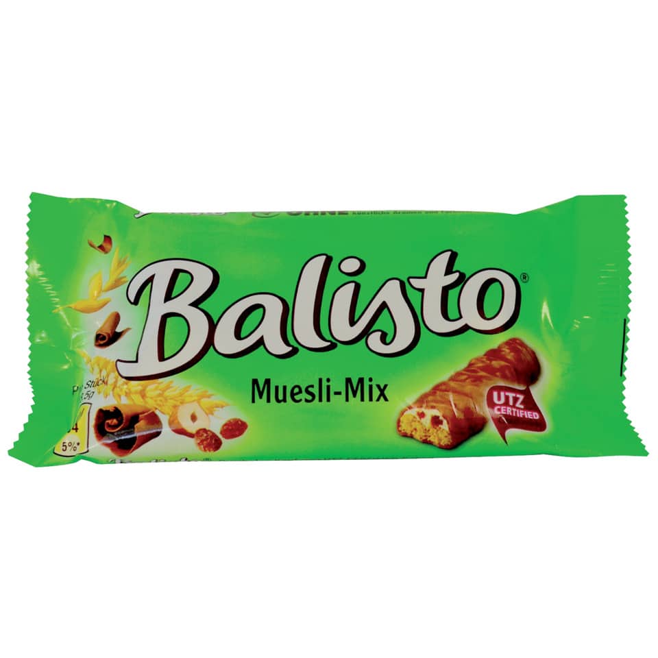 Müsli-Mix, Riegel, Nuss, Korn, UTZ-zertifiziert
