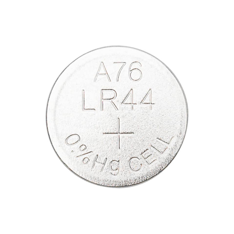 Knopfzellen-Batterie Alkali-Mangan LR44/AG13, 10 Stück Q-CONNECT KF14557 Münze, Geld