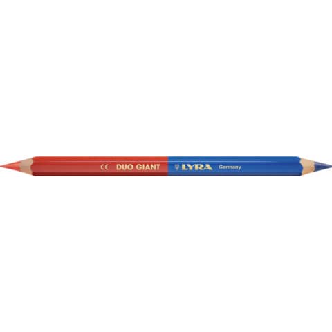 Silbentrennstift Duo Giant rot/blau LYRA L2930101