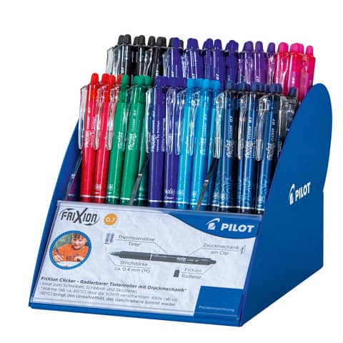 Tintenroller FriXion Clicker 0.7, 0,4mm, 72 Stück, sortiert PILOT 2270D72