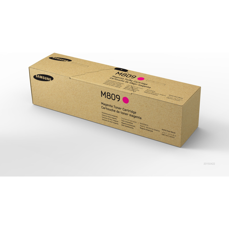 Toner Cartridge, Magenta, M809, Box, Samsung