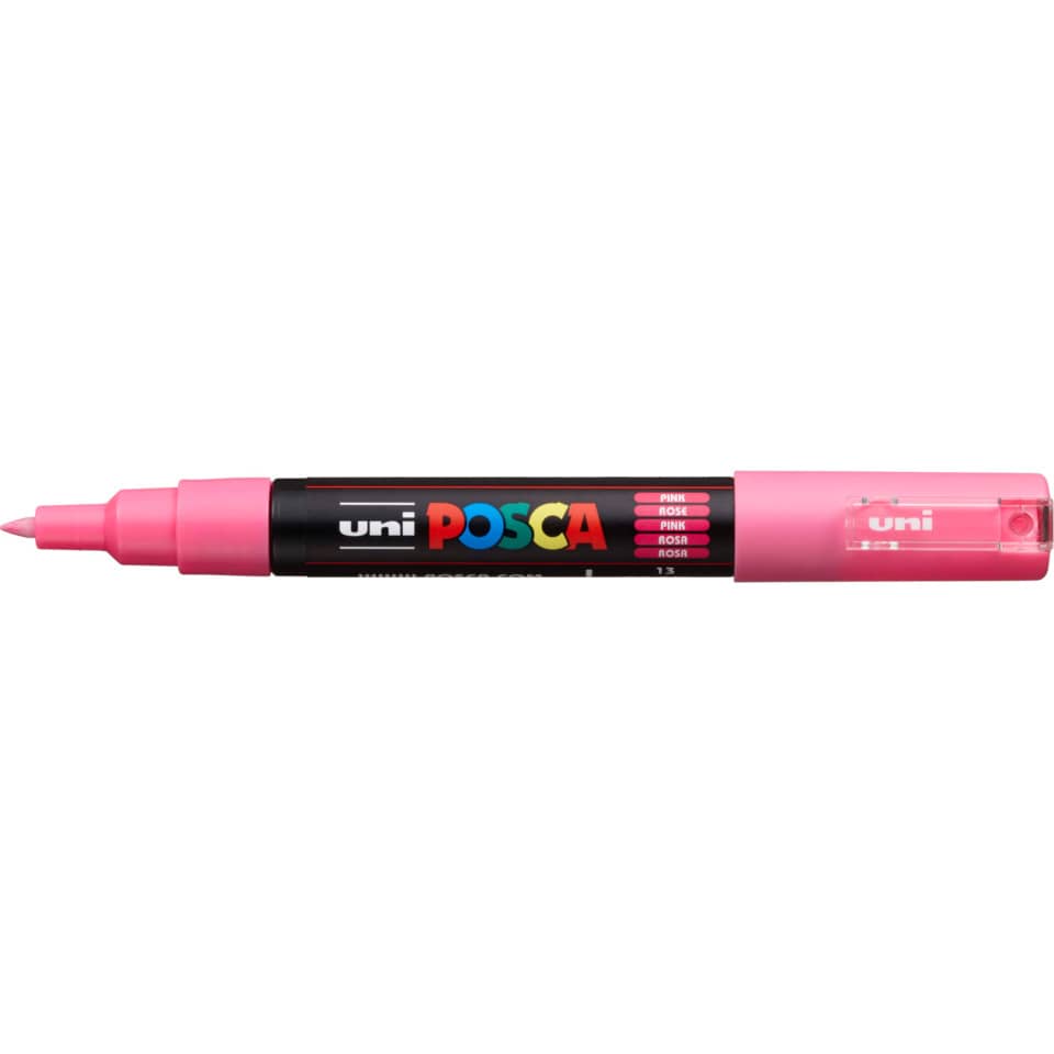 Marker, Posca, Rosa, Wasserbasis, Permanent