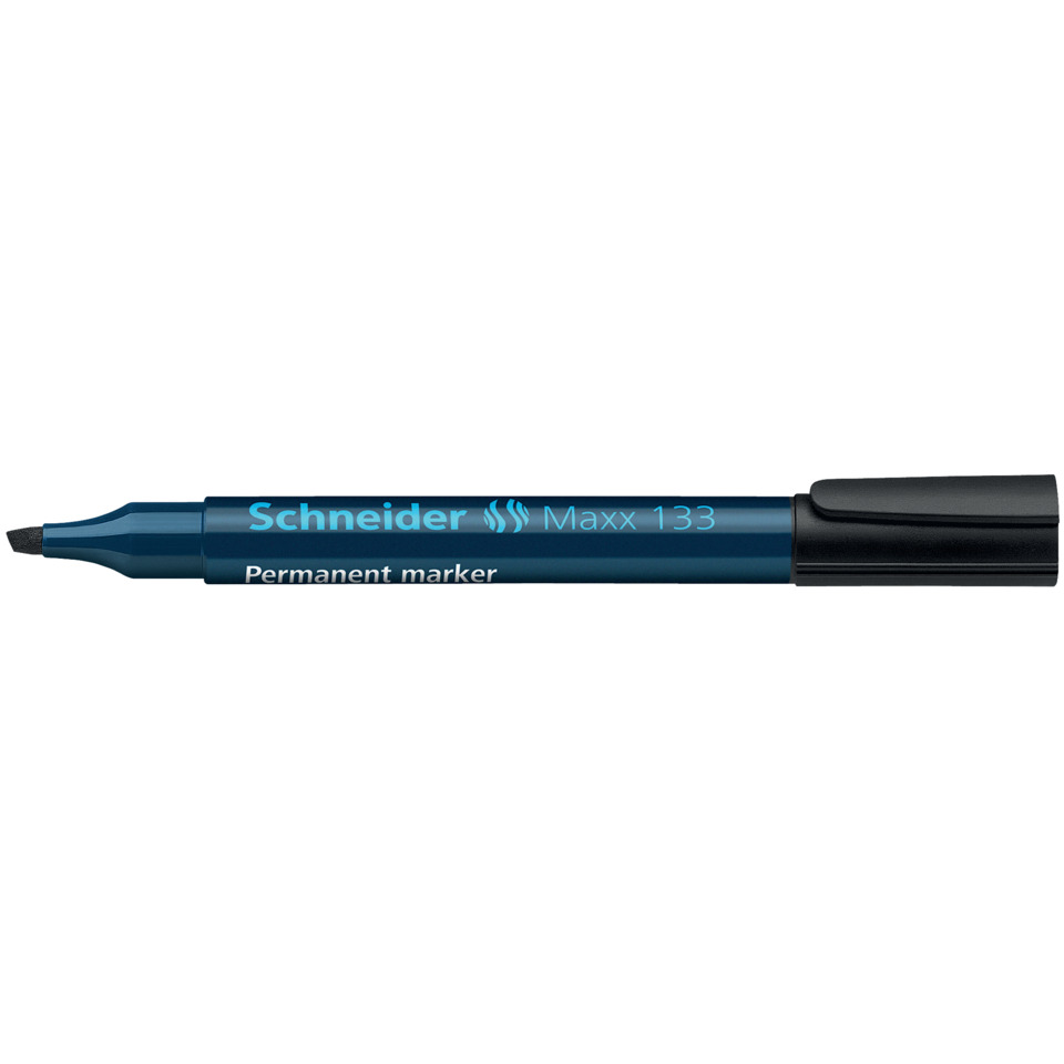 Permanent marker, Marker pen, Blue color, Fine point, Schneider Maxx 133