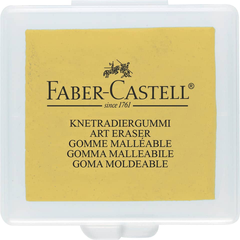 Knetradiergummi, Art Eraser, Gummi, Malletable, Gelb
