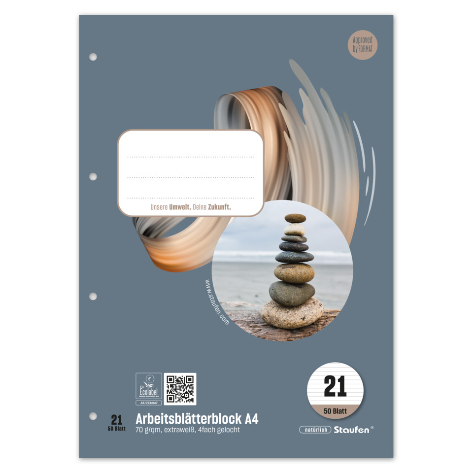 Notizblock, Kunststoff, Bürobedarf, A4-Block, Papiere